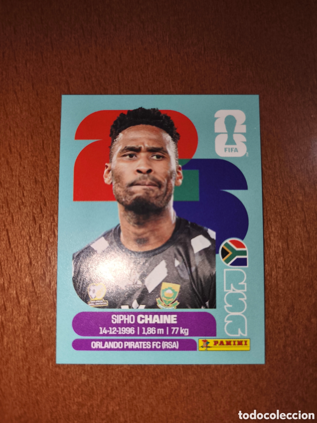 Cromos de F&uacute;tbol: RSA3 Sipho Chaine Fifa World Cup 2026 Sud&aacute;frica