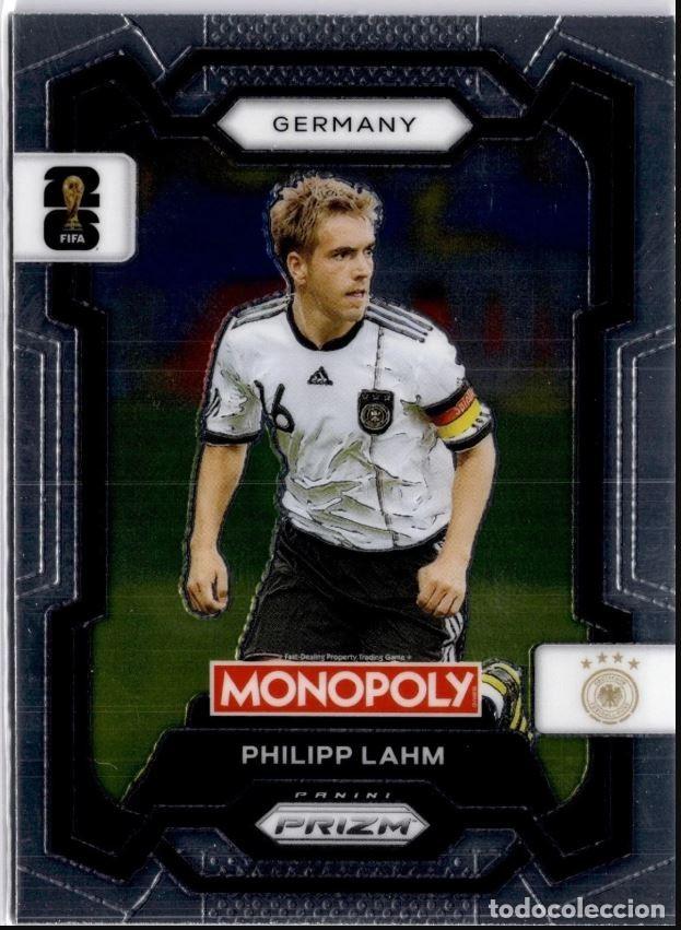 Cromos de F&uacute;tbol: Philipp Lahm #61 Alemania Prizm Monopoly Panini FIFA ⚽ World Cup 2026 ⚽