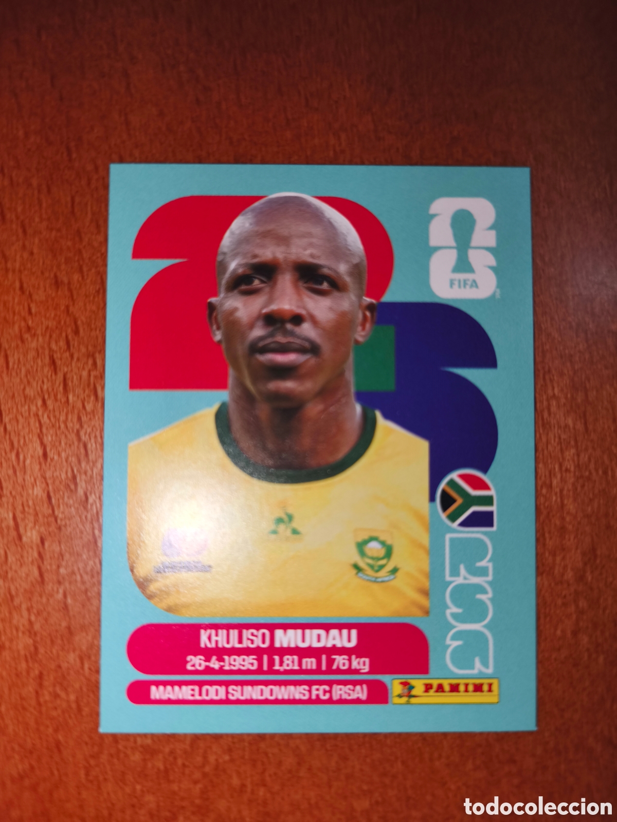 Cromos de F&uacute;tbol: RSA9 Khuliso Mudau Fifa World Cup 2026 Sud&aacute;frica