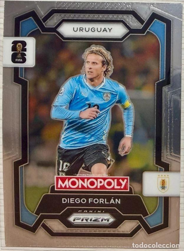 Cromos de F&uacute;tbol: Diego Forl&aacute;n #68 Uruguay Prizm Monopoly Panini FIFA ⚽ World Cup 2026 ⚽