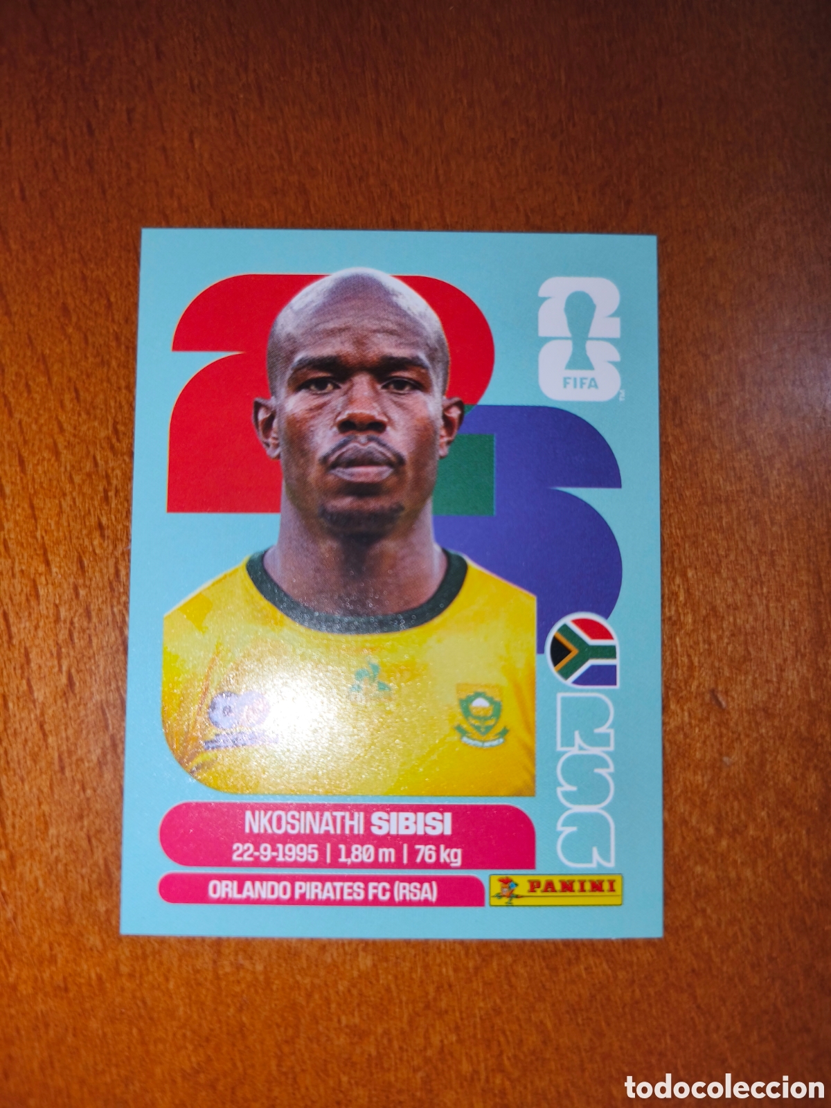 Cromos de F&uacute;tbol: RSA10 Nkosinathi Sibisi Fifa World Cup 2026 Sud&aacute;frica