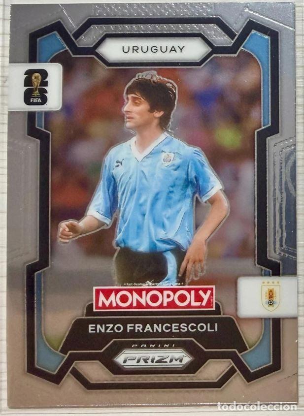 Cromos de F&uacute;tbol: Enzo Francescoli #69 Uruguay Prizm Monopoly Panini FIFA ⚽ World Cup 2026 ⚽