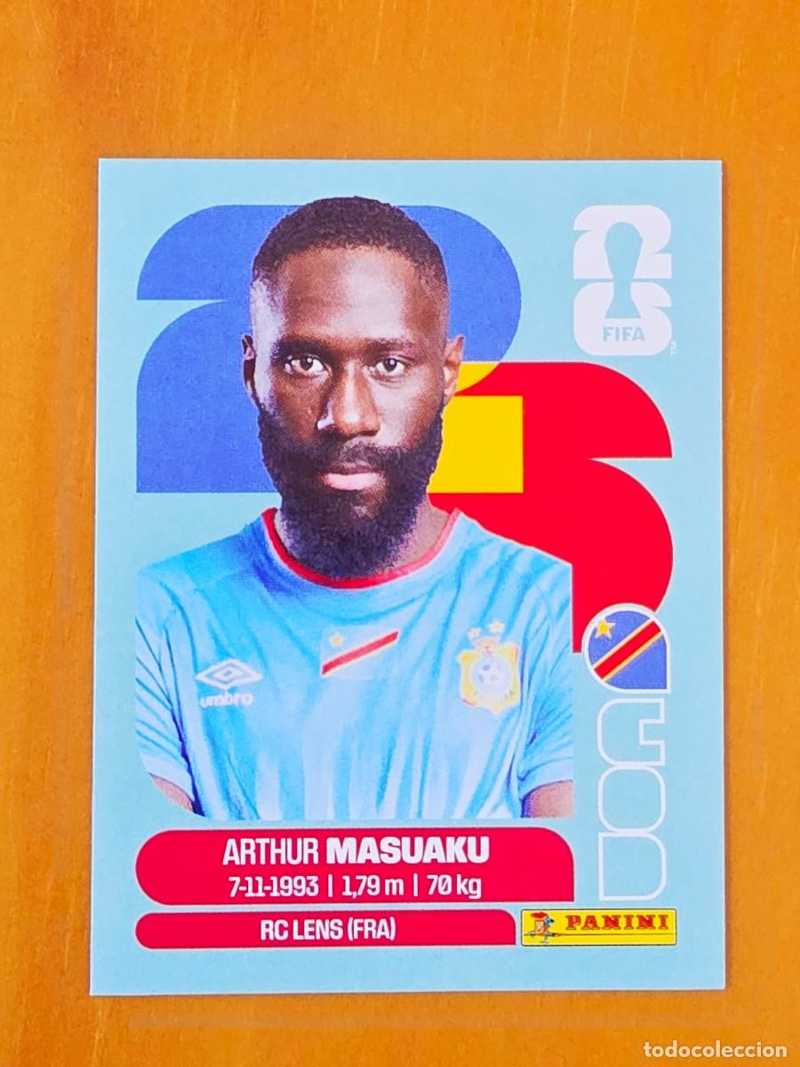 Cromos de F&uacute;tbol: COD 5 Arthur Masuaku, Rep&uacute;blica Democr&aacute;tica del Congo, Panini FIFA World Cup Mundial 2026 Sticker