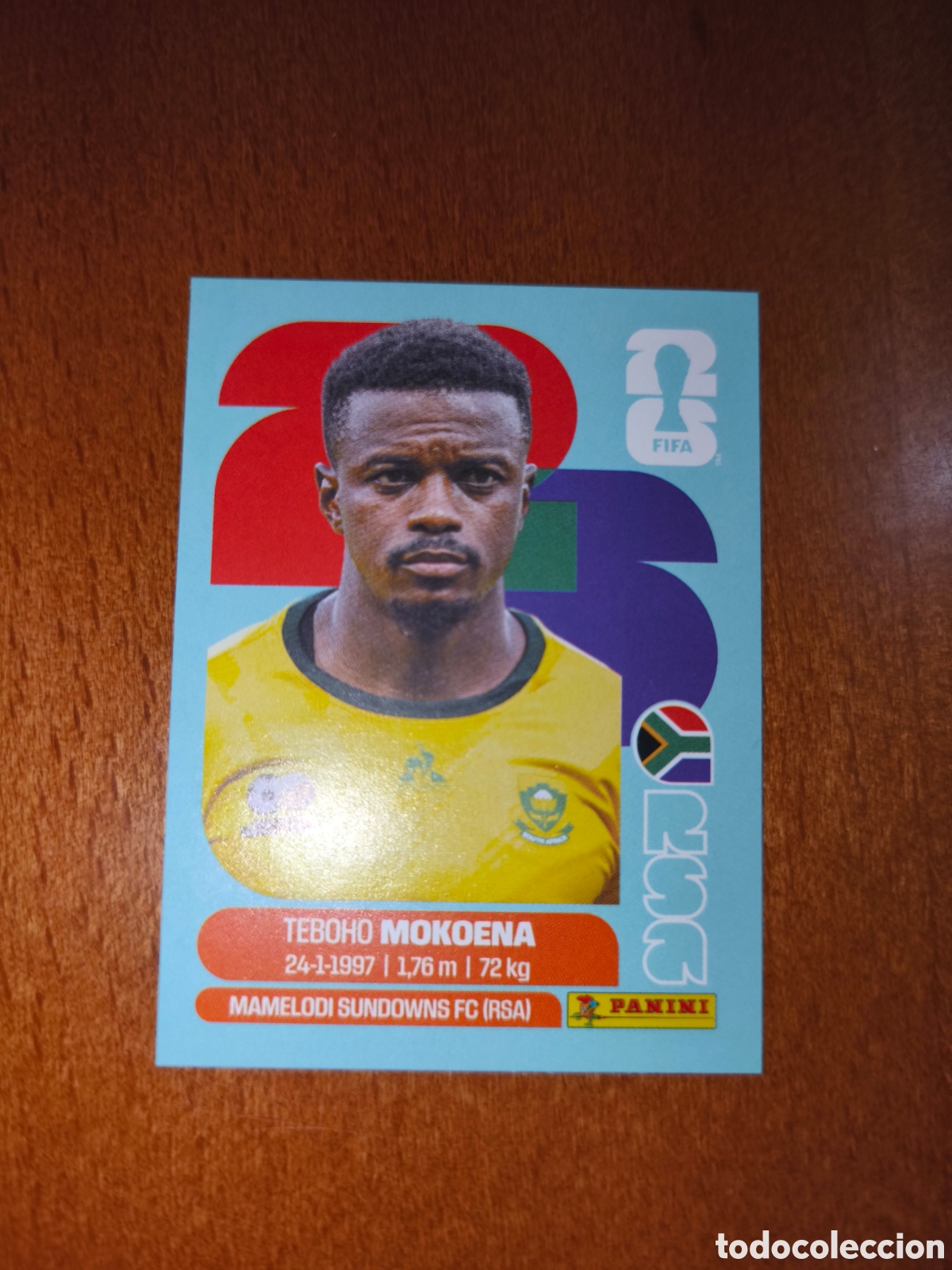 Cromos de F&uacute;tbol: RSA11 Teboho Mokoena Fifa World Cup 2026 Sud&aacute;frica