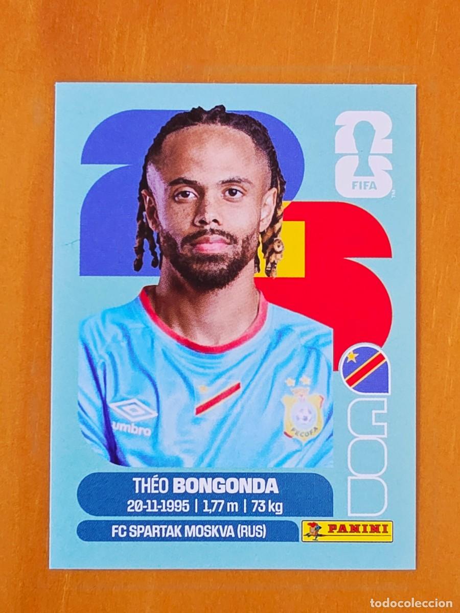 Cromos de F&uacute;tbol: COD 14 Th&eacute;o Bongonda, Rep&uacute;blica Democr&aacute;tica del Congo, Panini FIFA World Cup Mundial 2026 Sticker