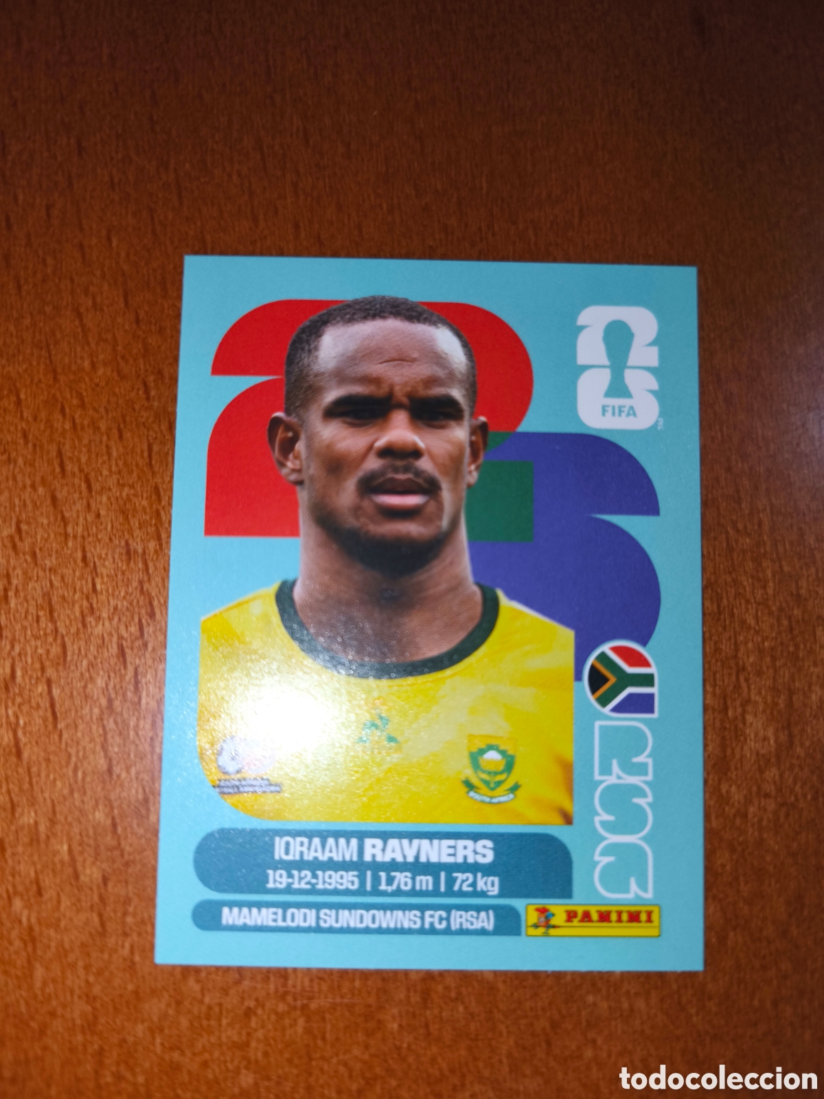 Cromos de F&uacute;tbol: RSA18 Iqraam Rayners Fifa World Cup 2026 Sud&aacute;frica