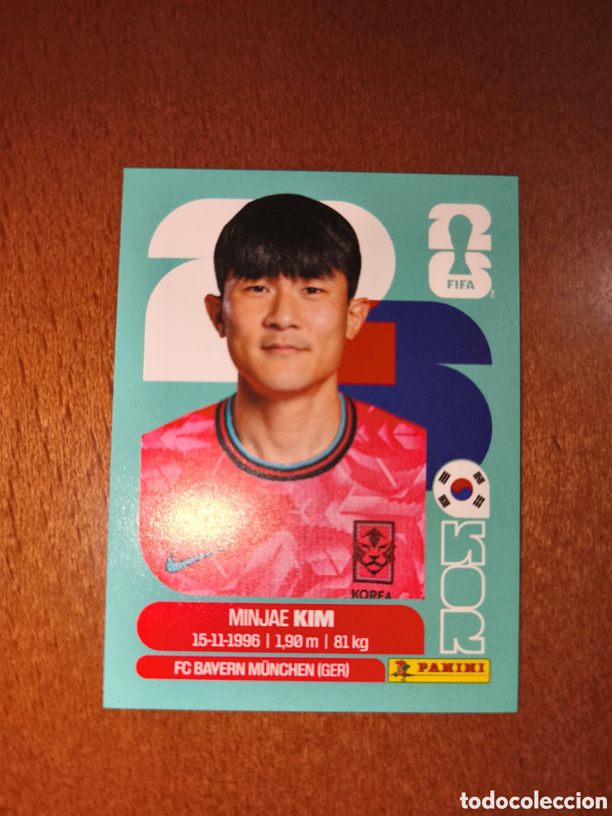 Cromos de F&uacute;tbol: KOR4 Minjae Kim Fifa World Cup 2026 Corea del Sur