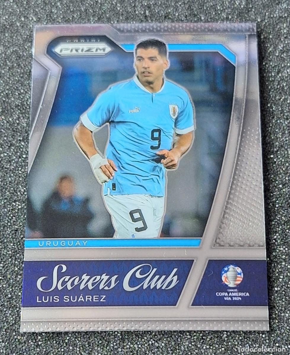Cromos de F&uacute;tbol: Luis Suarez Uruguay Panini Prizm Soccer Scorers Club