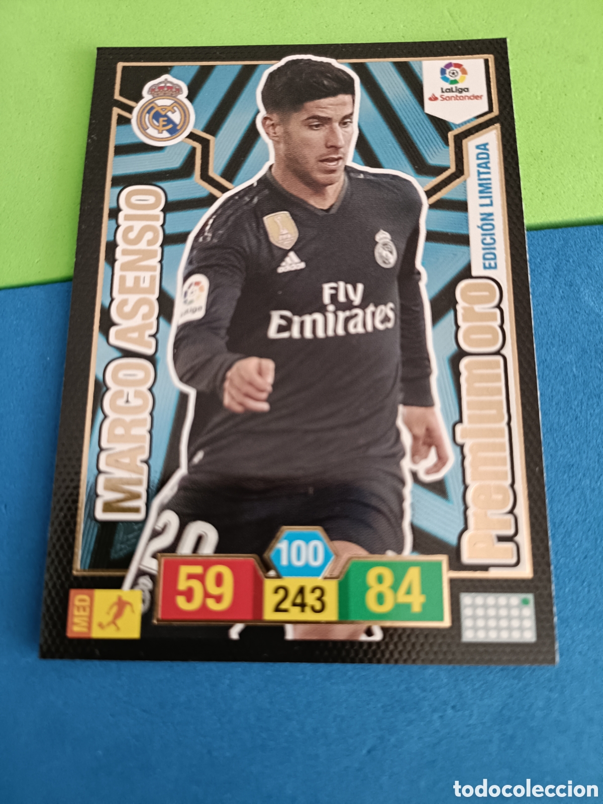 Cromos de F&uacute;tbol: ADRENALYN XL 2018 2019 18 19 Panini - Premium oro Marco Asensio