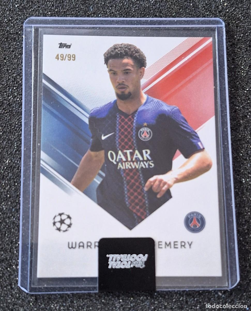 Cromos de F&uacute;tbol: Warren Zaire-Emery Paris Saint-Germain PSG Topps Total Football 49/99