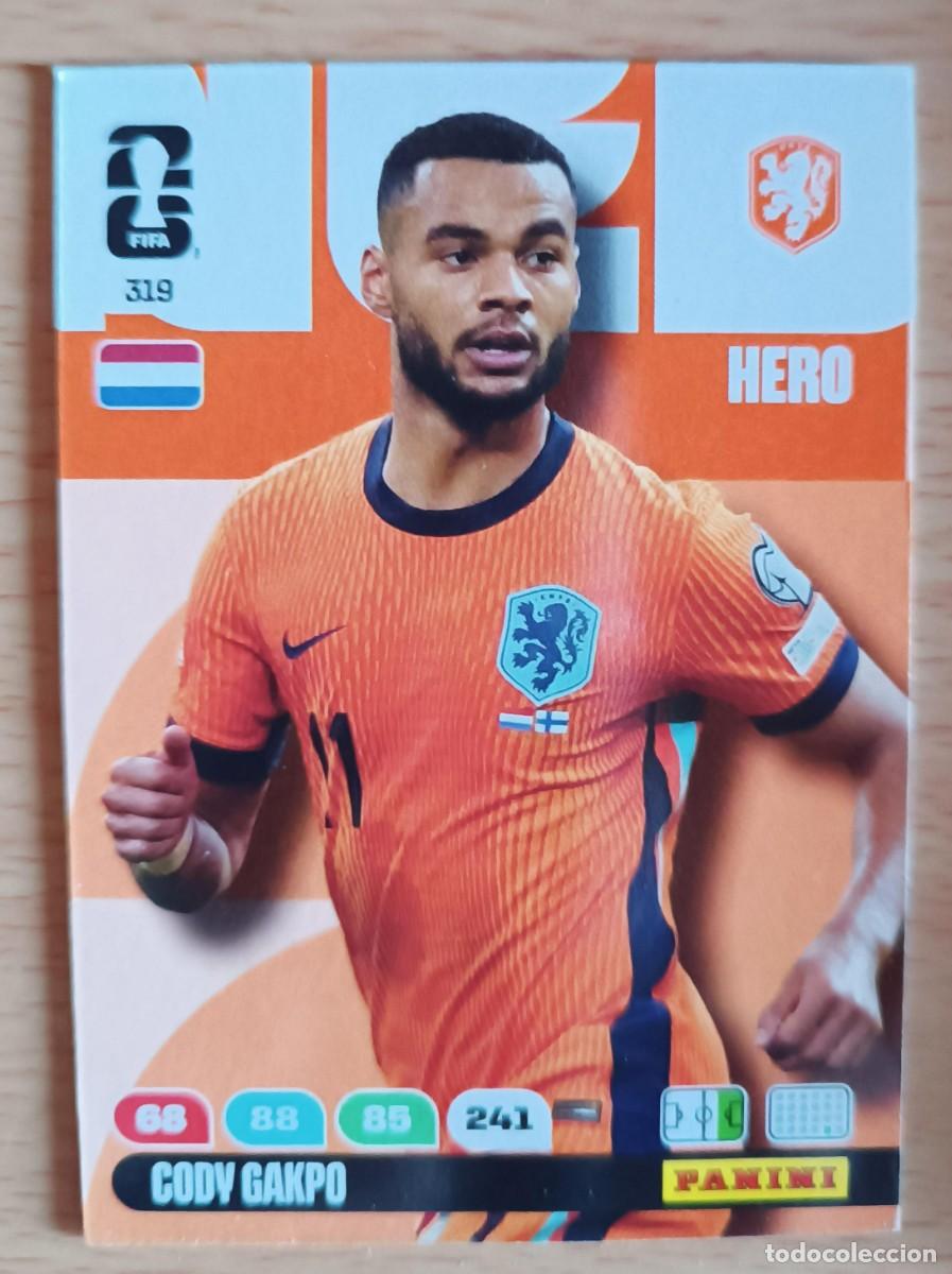 Cromos de F&uacute;tbol: CODY GAKPO 241 ADRENALYN XL WORLD CUP 2026