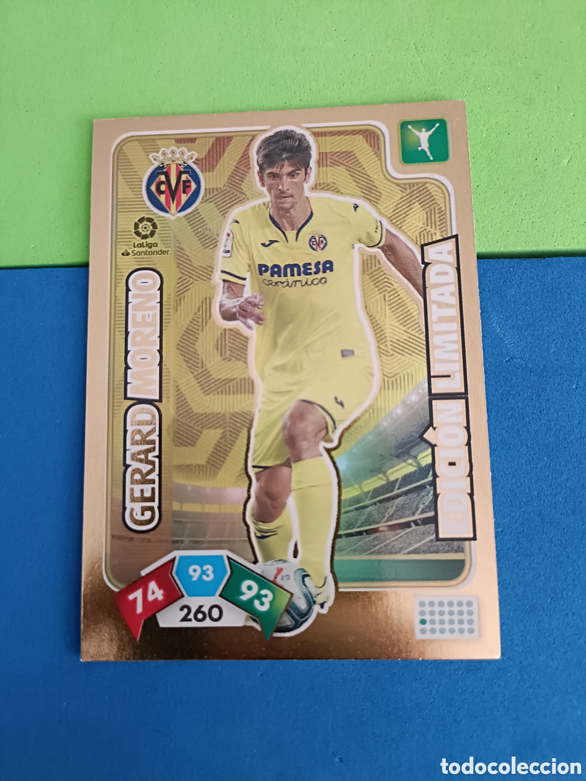 Cromos de Futebol: ADRENALYN XL 2019 2020 19 20 Panini - Edici&oacute;n limitada Gerard Moreno Villarreal