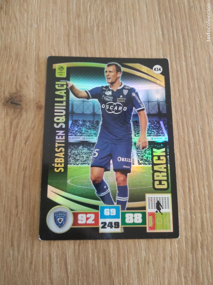 Figurine di Calcio: 434 SQUILLACI BASTIA CROMO FUTBOL PANINI LIGA FRANCIA 2016-2017 FOOT LIGUE 1 ADRENALYN 16-17