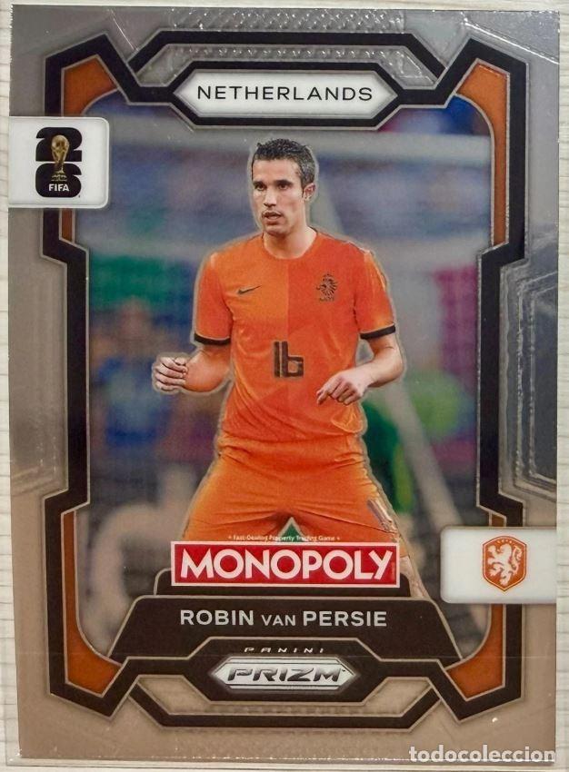 Cromos de F&uacute;tbol: Robin van Persie #76 Paises Bajos Prizm Monopoly Panini FIFA ⚽ World Cup 2026 ⚽