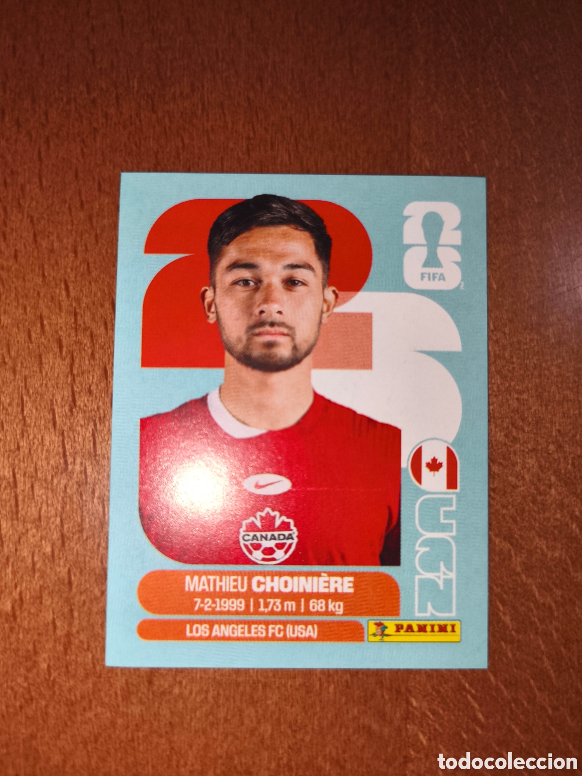 Fu&szlig;ball-Sticker: CAN15 Mathieu Choiniere Fifa World Cup 2026 Canad&aacute;