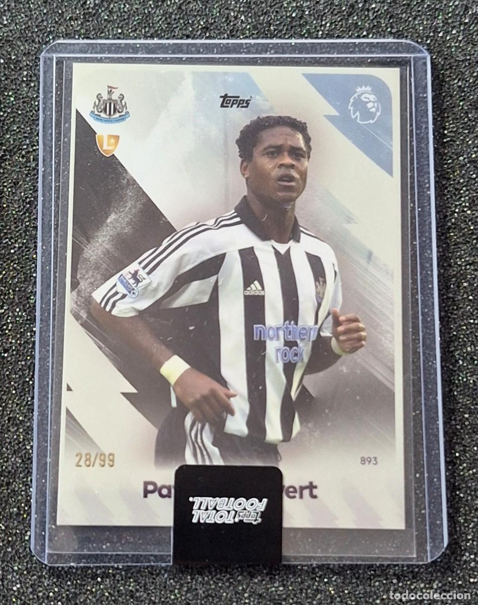Fu&szlig;ball-Sticker: Patrick Kluivert Newcastle Topps Total Football 28/99