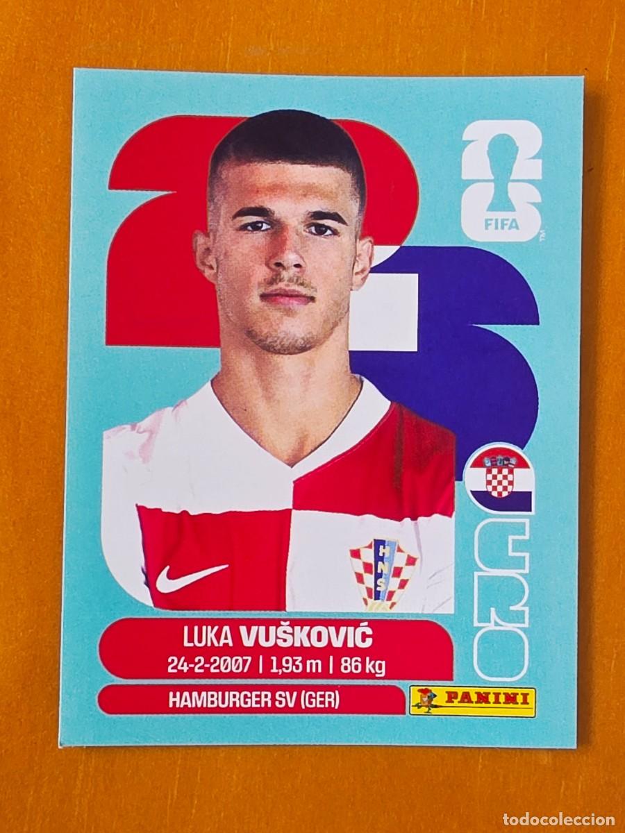 Cromos de F&uacute;tbol: CRO 6 Luka Vu&scaron;ković, Croacia, Panini FIFA World Cup Mundial 2026 Sticker