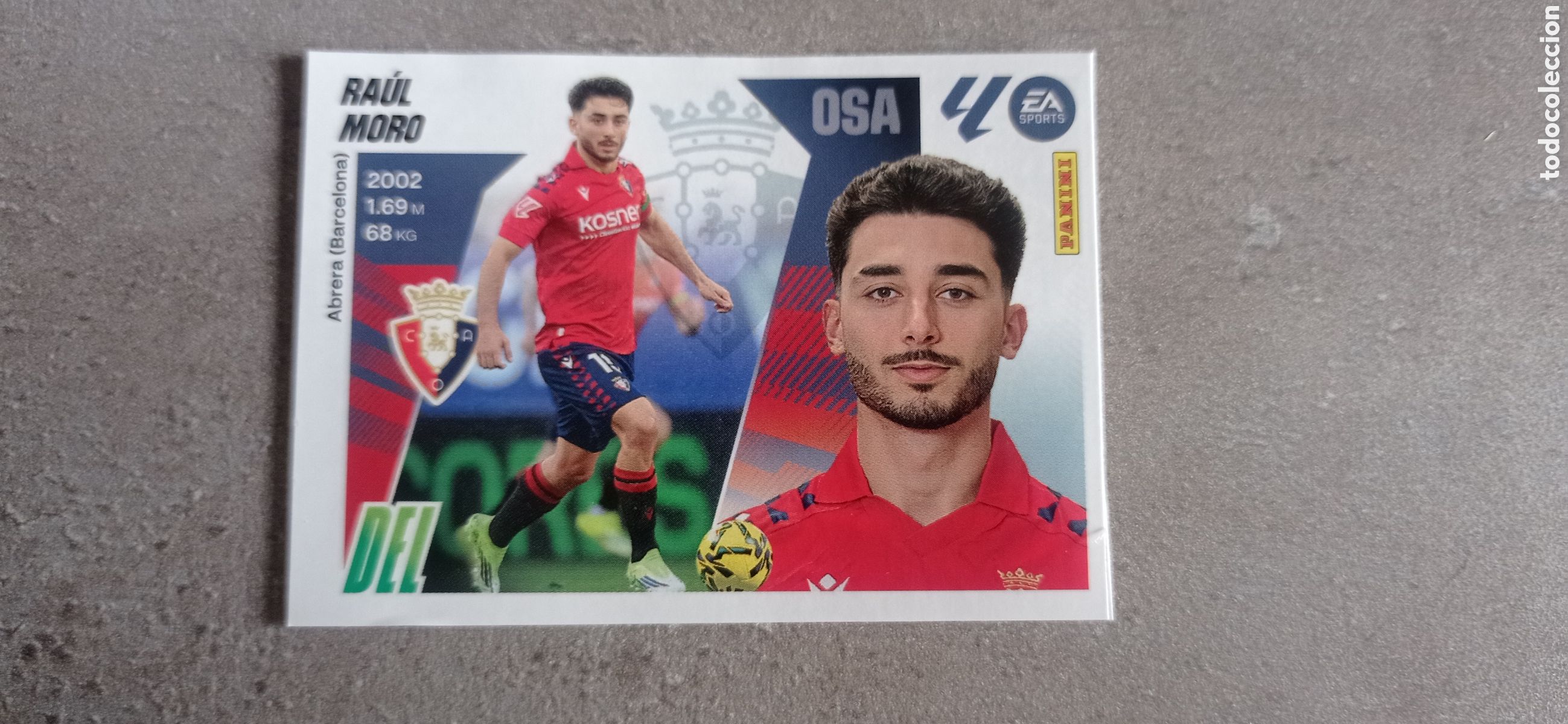 Fu&szlig;ball-Sticker: T MERCADO INVIERNO 25 RA&Uacute;L MORO CA OSASUNA EDICIONES LIGA ESTE 2025 2026