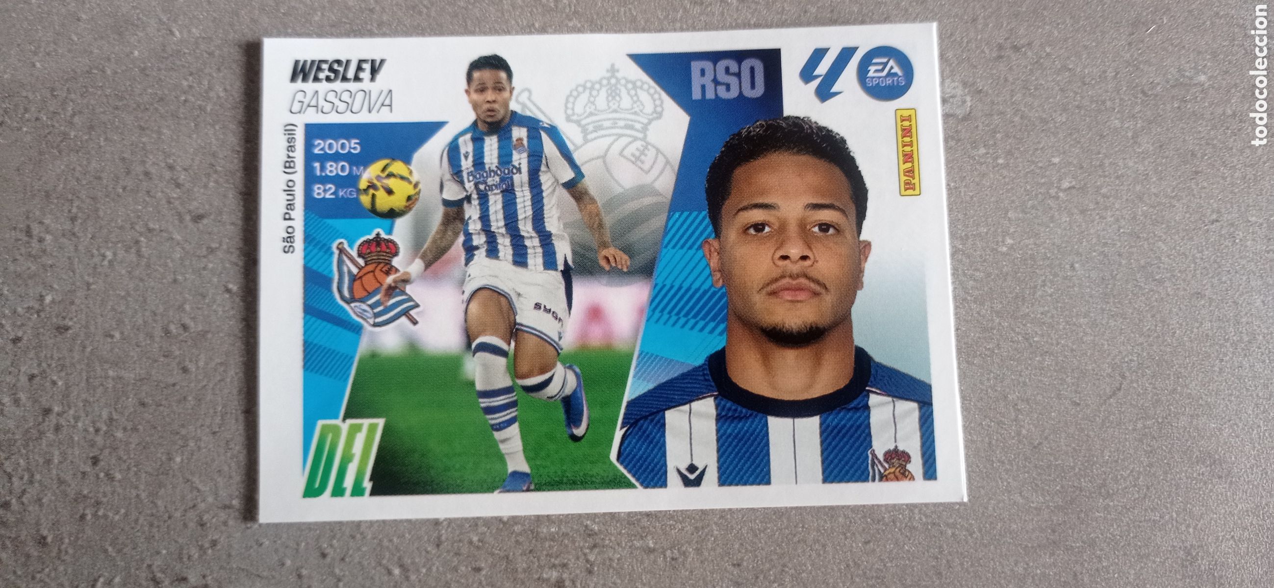 Cartes &agrave; collectionner de Football: T MERCADO INVIERNO 32 WESLEY REAL SOCIEDAD EDICIONES LIGA ESTE 2025 2026