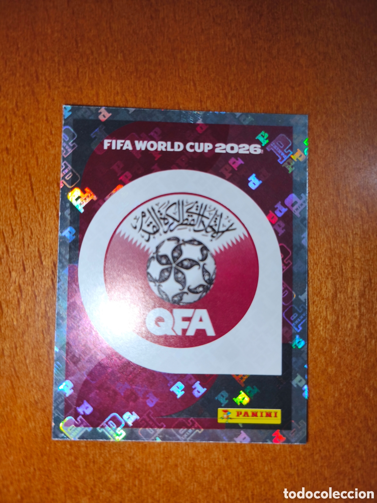 Cromos de F&uacute;tbol: QAT1 Escudo Fifa World Cup 2026 Catar