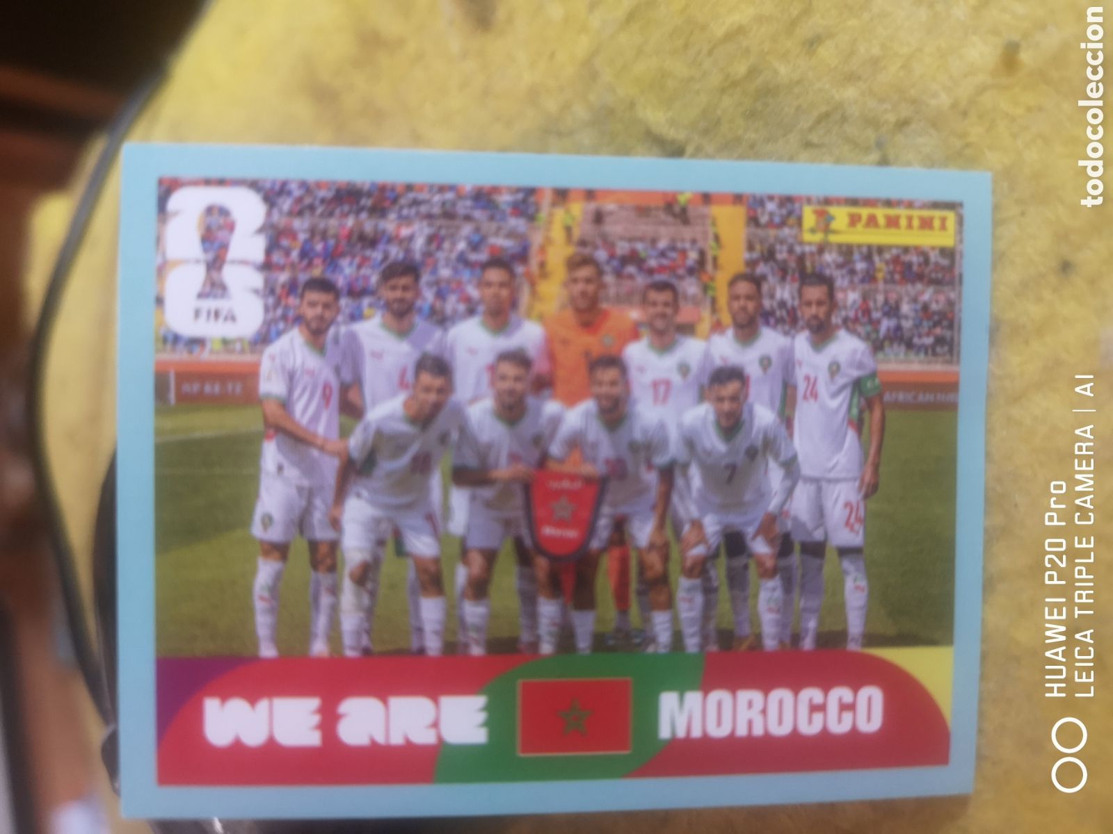 Cartes &agrave; collectionner de Football: FIFA WORLD CUP MUNDIAL 2026 ALINEACI&Oacute;N MARRUECOS - MAR 13