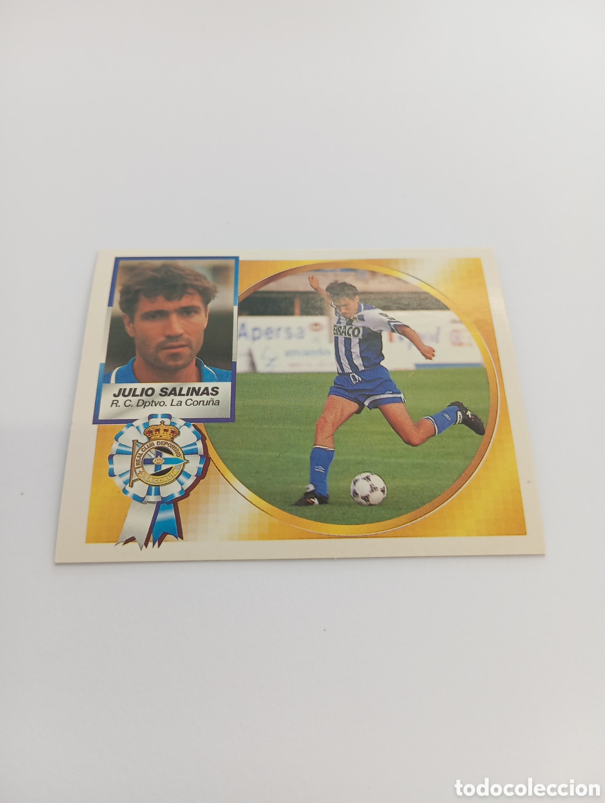 Football Stickers: FICHAJE 7 JULIO SALINAS Liga Este 1994 1995 NUEVO SIN PEGAR PANINI 94 95