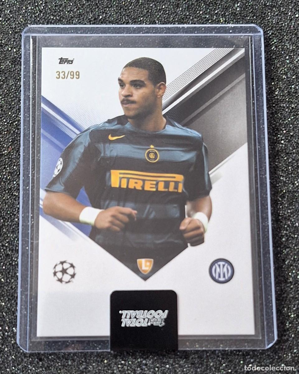 Cartes &agrave; collectionner de Football: Adriano Inter Milan Topps Total Football 33/99