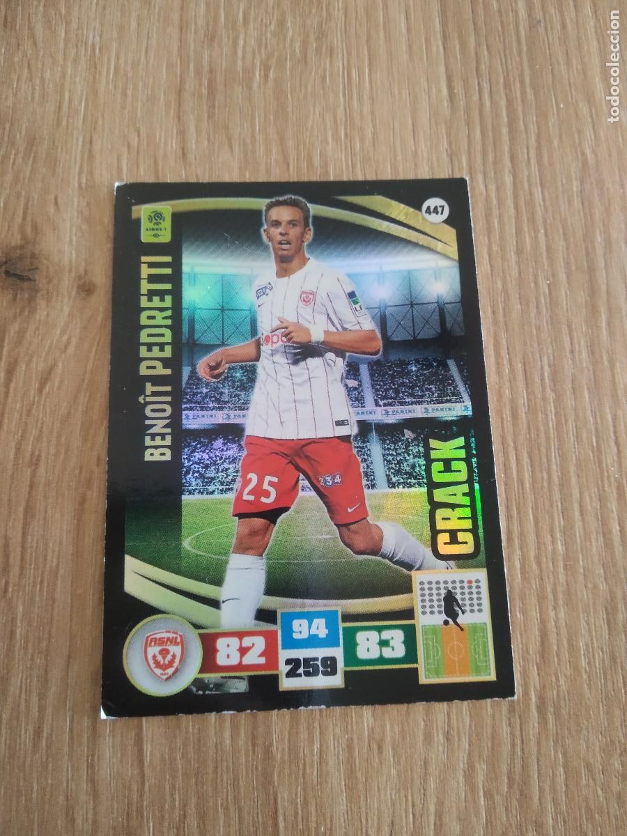 Cartes &agrave; collectionner de Football: 447 PEDRETTI NANCY CROMO FUTBOL PANINI LIGA FRANCIA 2016-2017 FOOT LIGUE 1 ADRENALYN 16-17