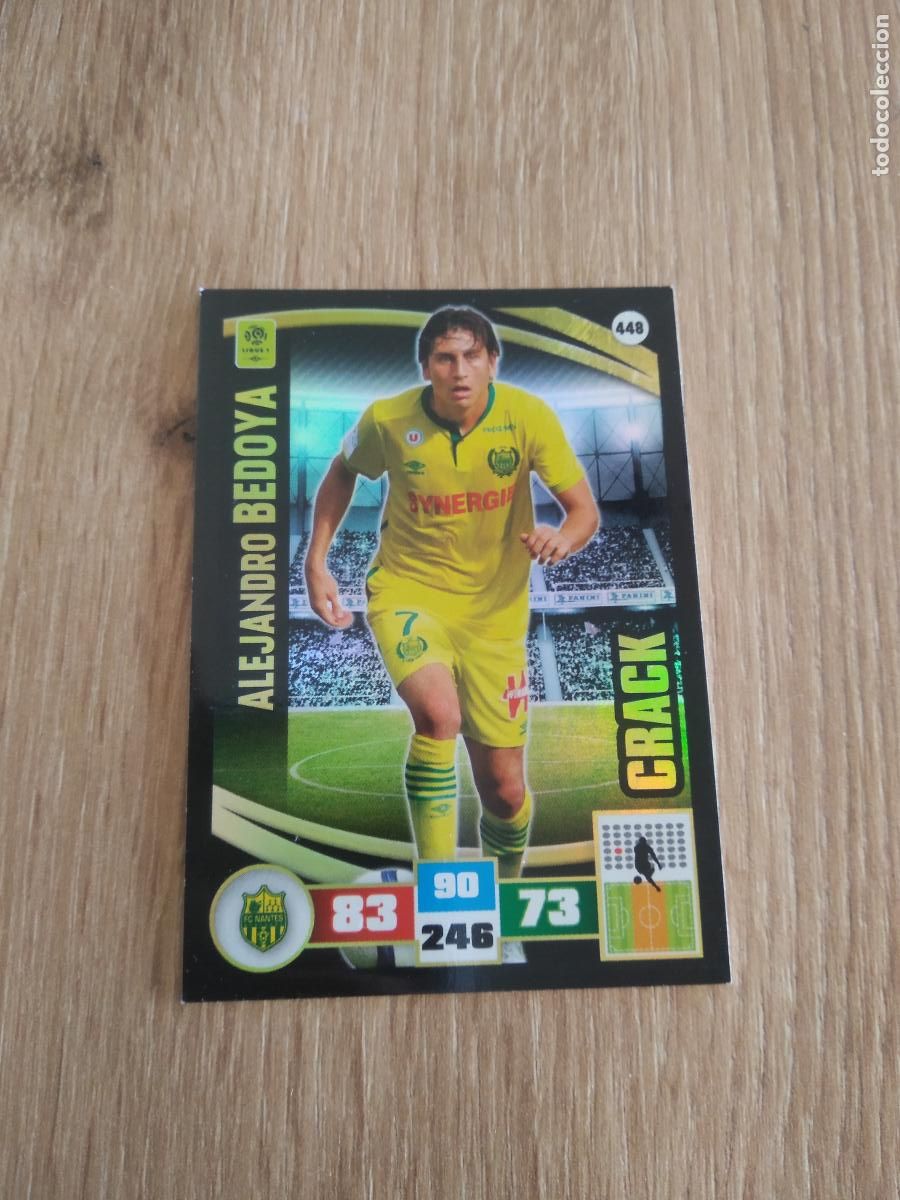 Fu&szlig;ball-Sticker: 448 BEDOYA NANTES CROMO FUTBOL PANINI LIGA FRANCIA 2016-2017 FOOT LIGUE 1 ADRENALYN 16-17