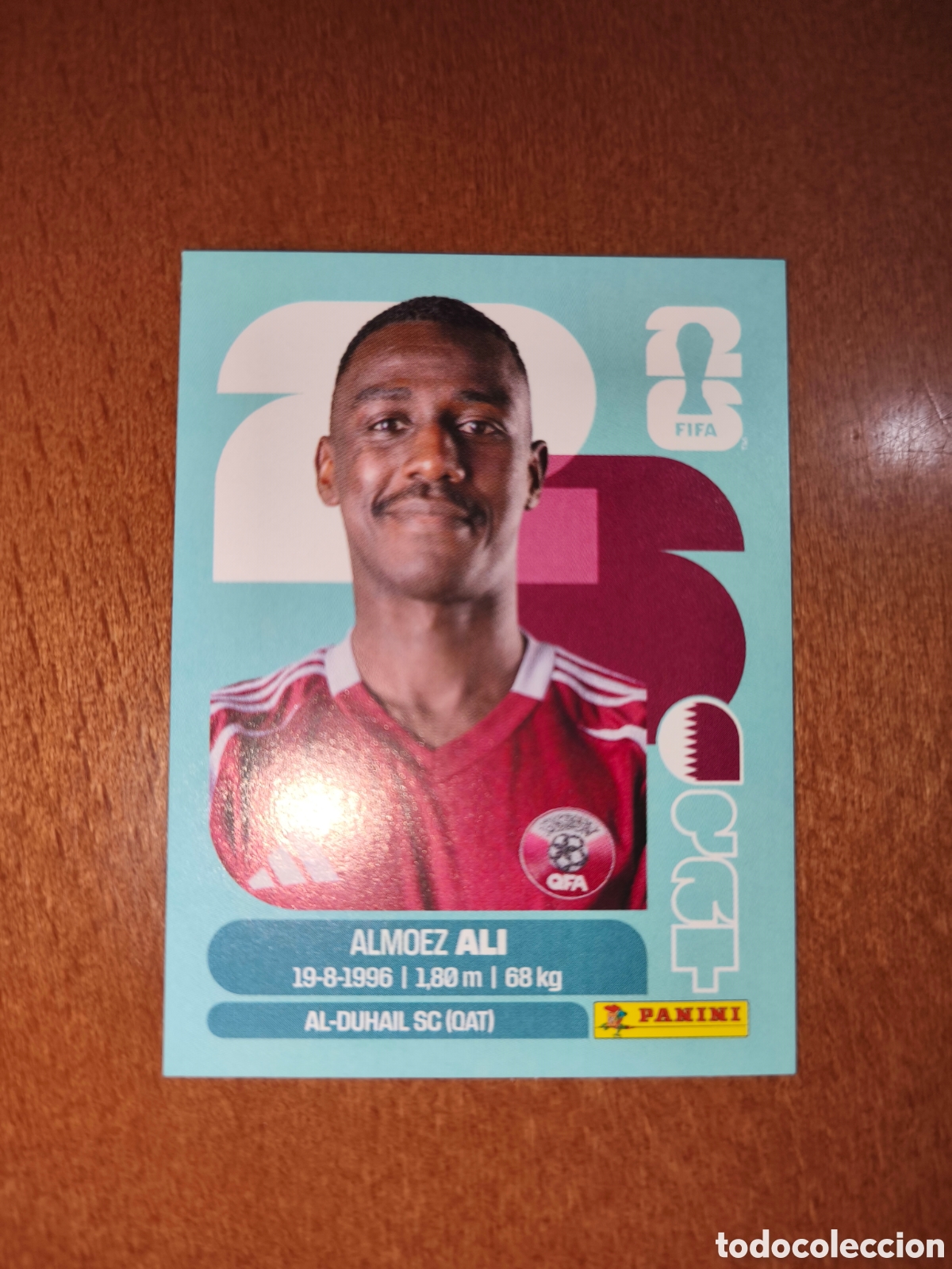 Fu&szlig;ball-Sticker: QAT20 Almoez Ali Fifa World Cup 2026 Catar