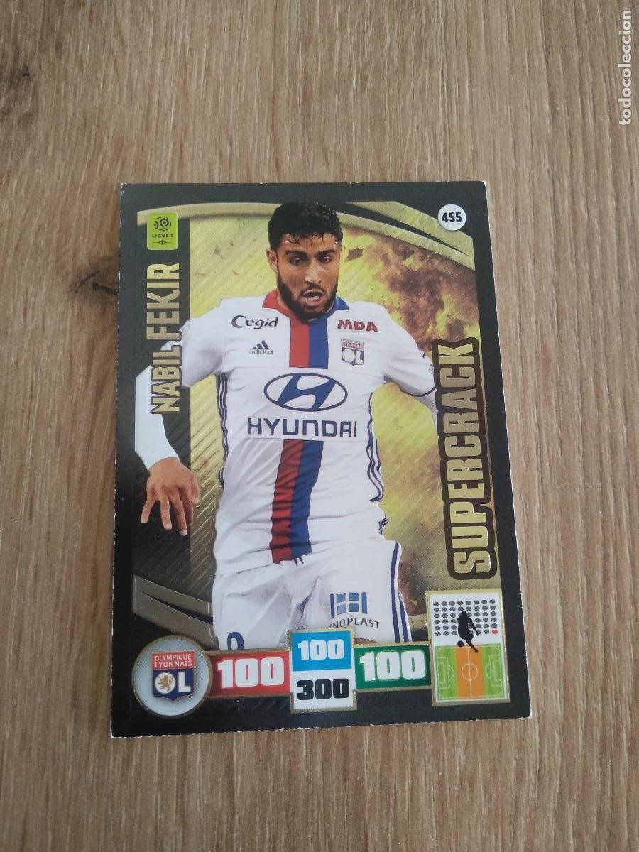 Cromos de Futebol: 455 FEKIR O. LYON SUPERCRACK CROMO FUTBOL PANINI LIGA FRANCIA 2016-2017 FOOT LIGUE 1 ADRENALYN 16-17