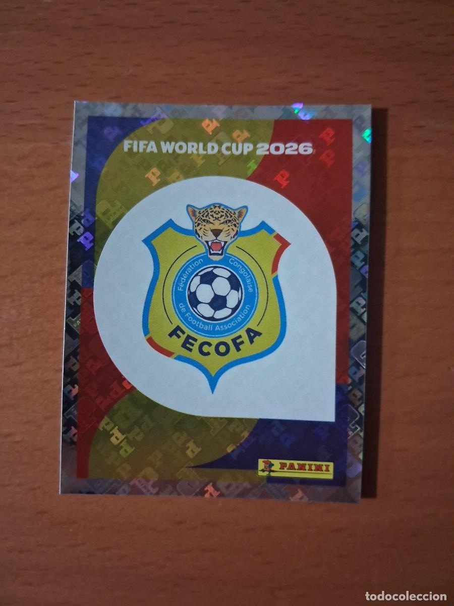 Cromos de F&uacute;tbol: Fifa World Cup 26 Mundial 2026 COD 1 Rep&uacute;blica Democr&aacute;tica del Congo Escudo Logo
