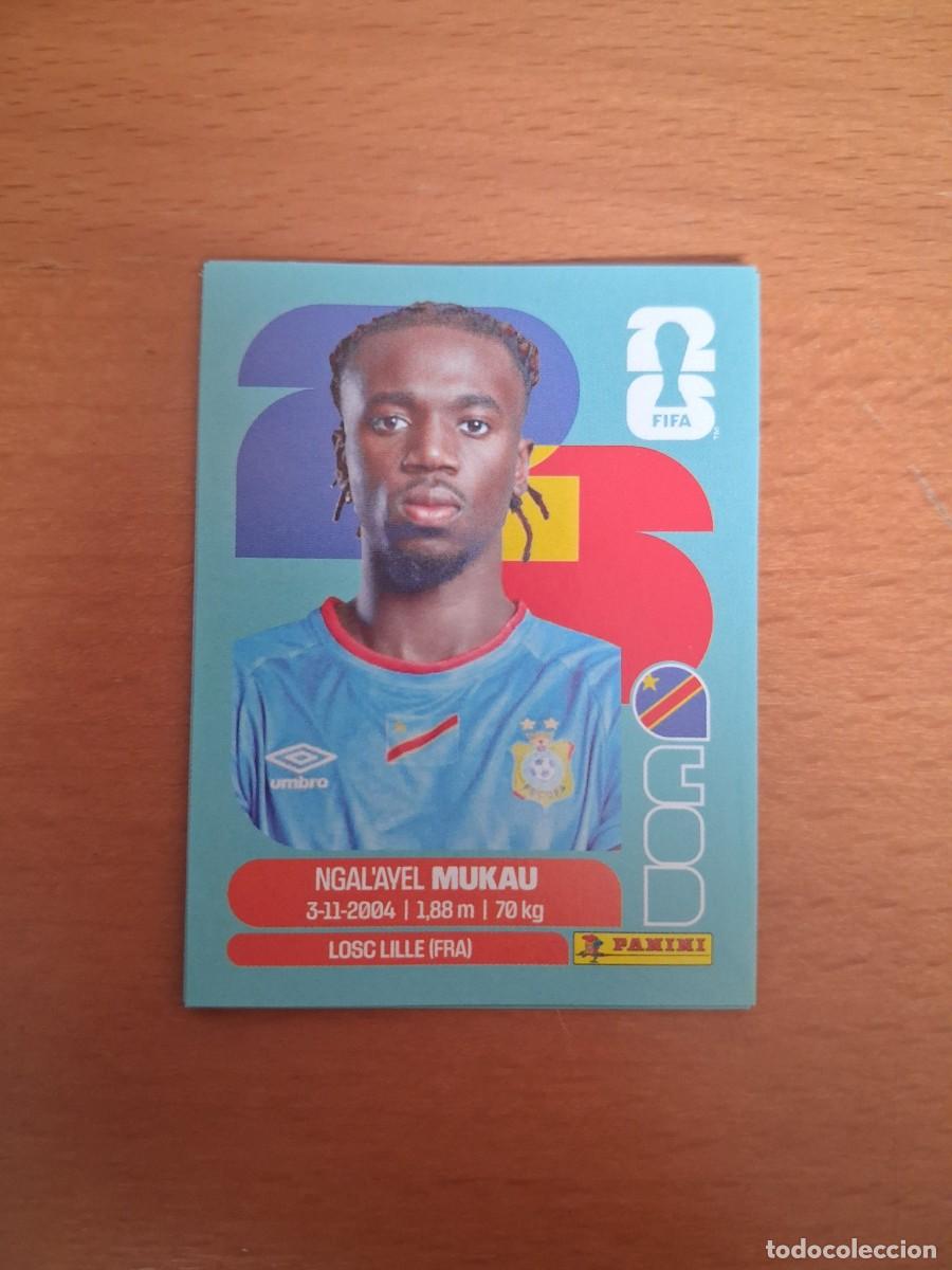 Fu&szlig;ball-Sticker: Fifa World Cup 26 Mundial 2026 COD 9 Rep&uacute;blica Democr&aacute;tica del Congo Ngal'Ayel Mukau