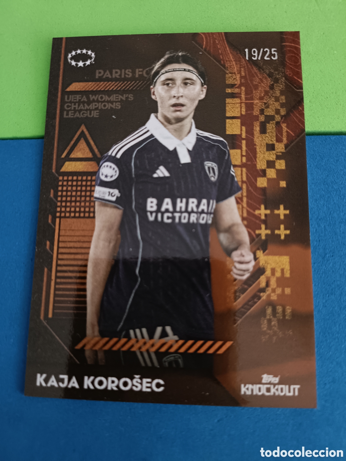 Fu&szlig;ball-Sticker: Topps Knockout Womens 2025 2026 25 26 - Numerada Paralela 19/25 Kaja Korosec
