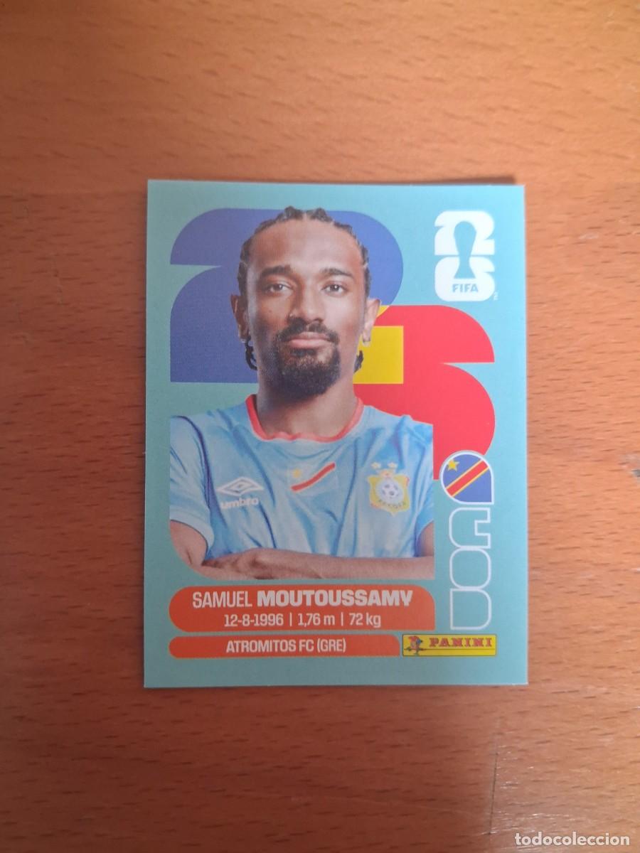 Fu&szlig;ball-Sticker: Fifa World Cup 26 Mundial 2026 COD 11 Rep&uacute;blica Democr&aacute;tica del Congo Samuel Moutoussamy