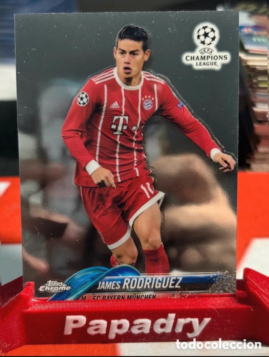Fu&szlig;ball-Sticker: 2017-18 Topps Chrome UCL James Rodriguez #2