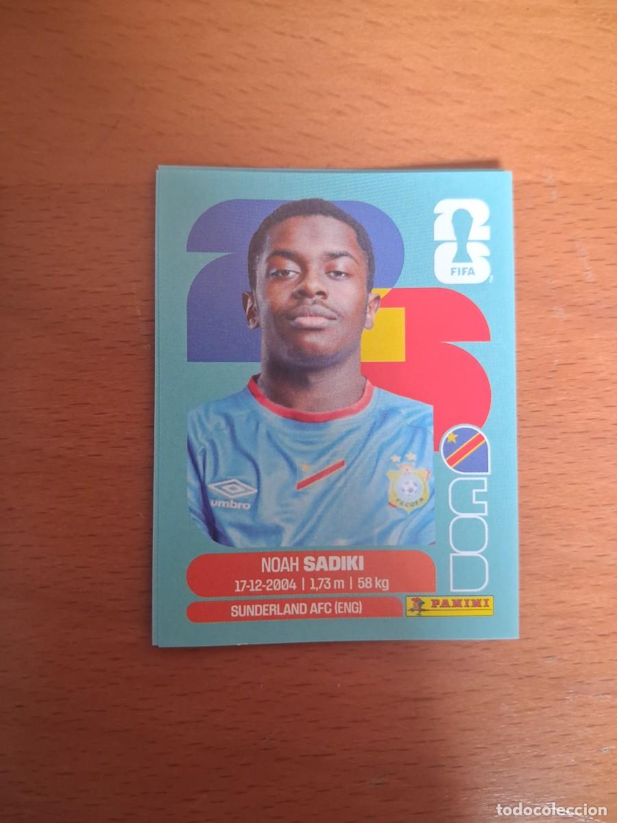 Cromos de F&uacute;tbol: Fifa World Cup 26 Mundial 2026 COD 12 Rep&uacute;blica Democr&aacute;tica del Congo Noah Sadiki