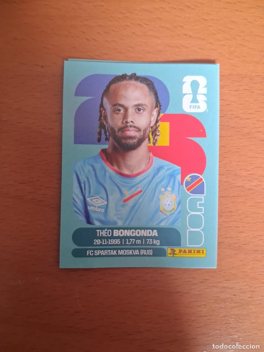 Cromos de F&uacute;tbol: Fifa World Cup 26 Mundial 2026 COD 14 Rep&uacute;blica Democr&aacute;tica del Congo Theo Bongonda