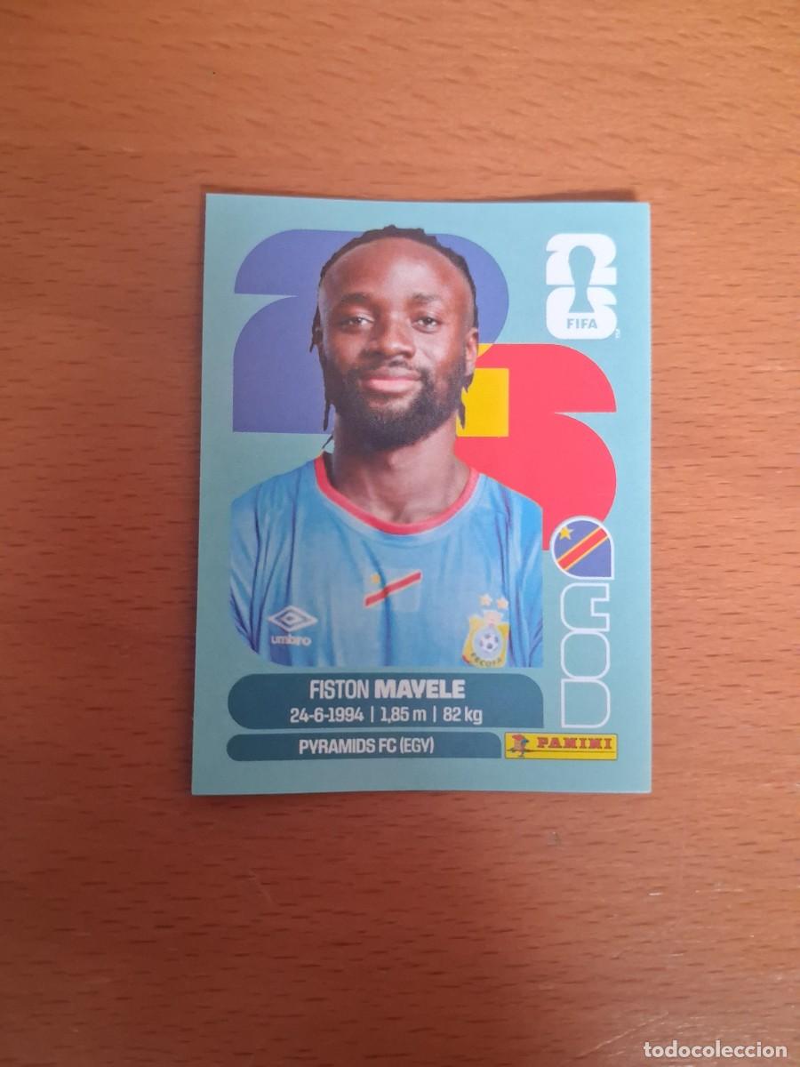 Cromos de F&uacute;tbol: Fifa World Cup 26 Mundial 2026 COD 18 Rep&uacute;blica Democr&aacute;tica del Congo Fiston Mayele