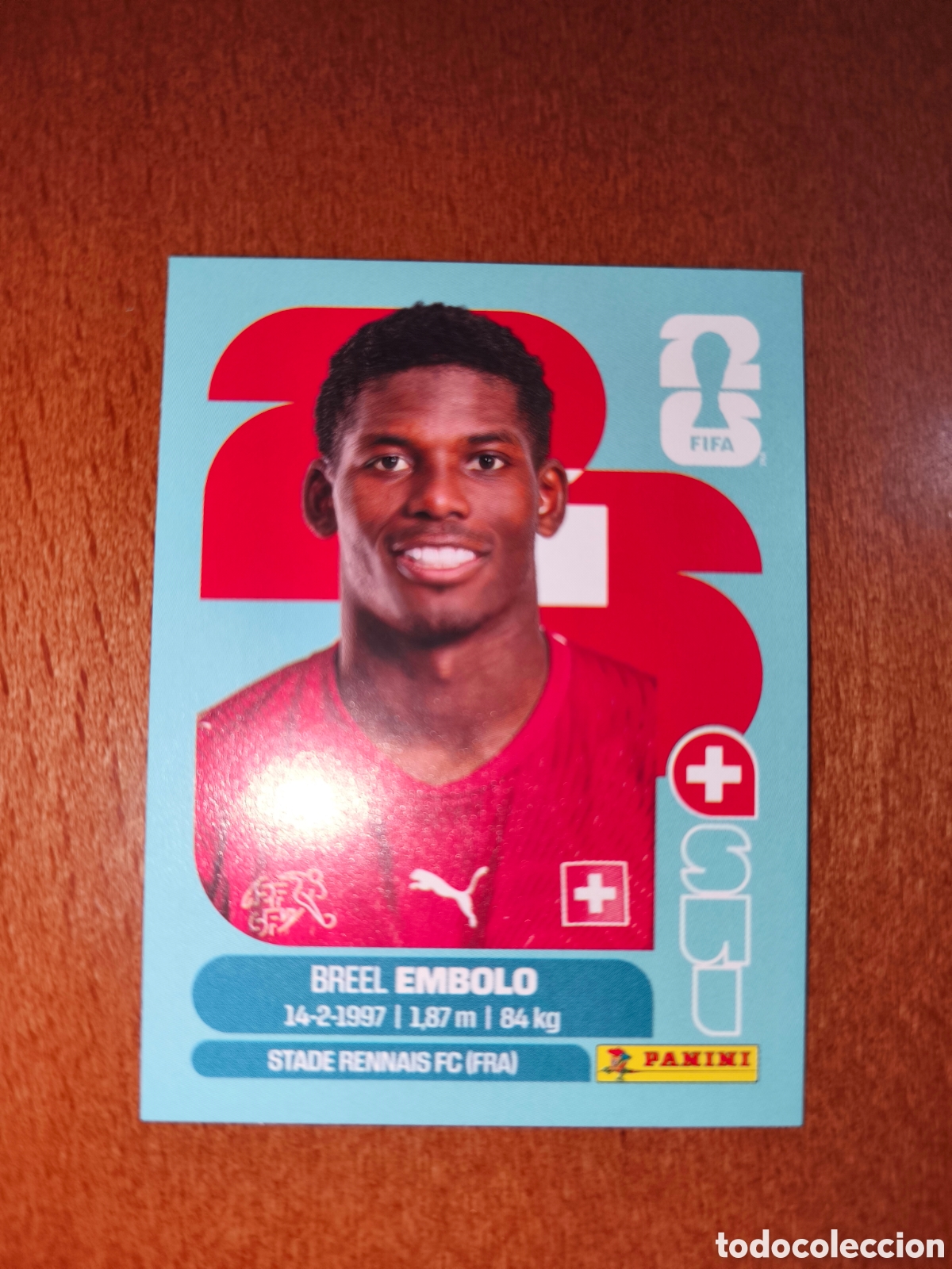 Football Stickers: SUI17 Breel Embolo Fifa World Cup 2026 Suiza