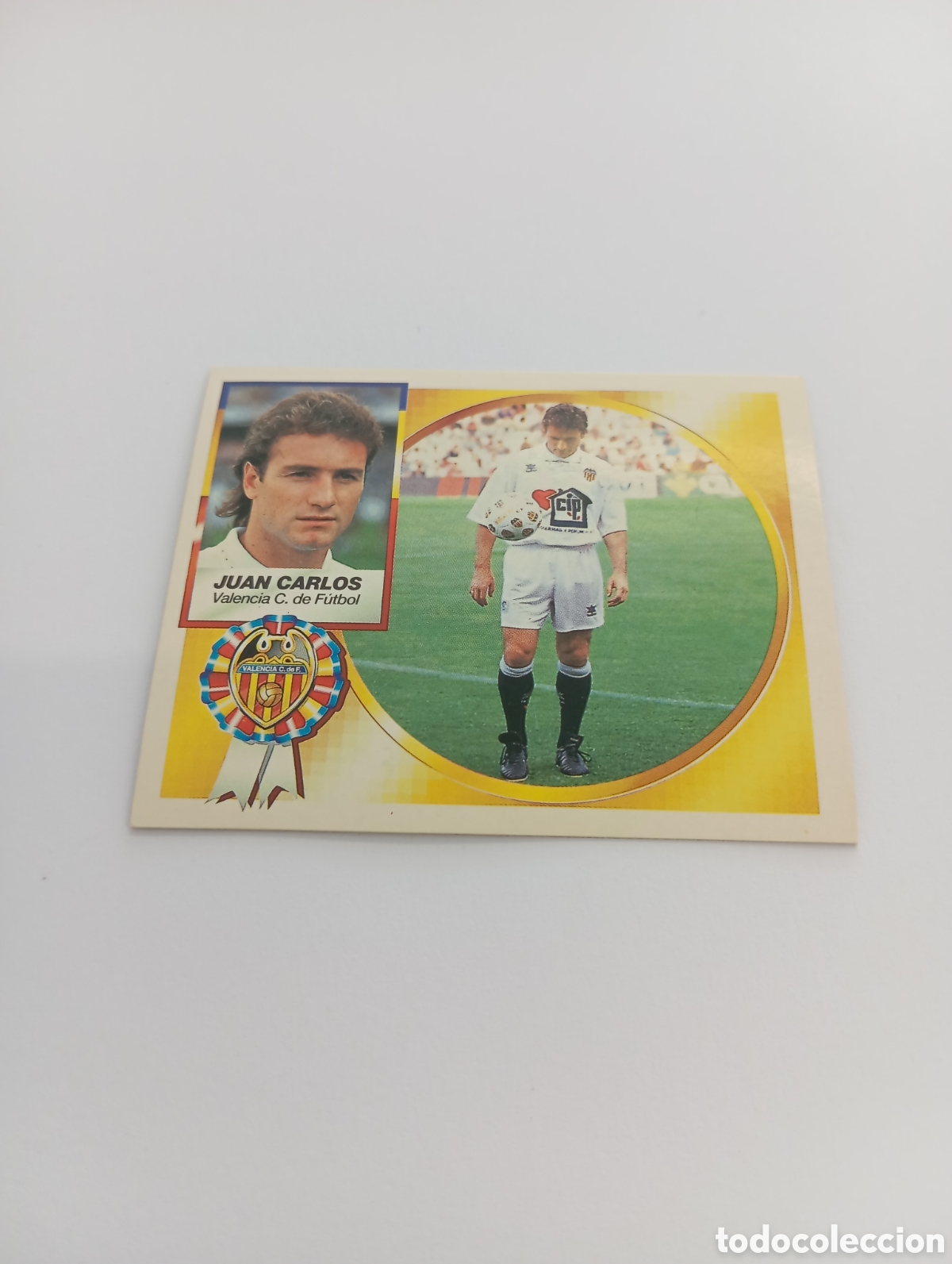Fu&szlig;ball-Sticker: FICHAJE 14 JUAN CARLOS Liga Este 1994 1995 NUEVO SIN PEGAR PANINI 94 95