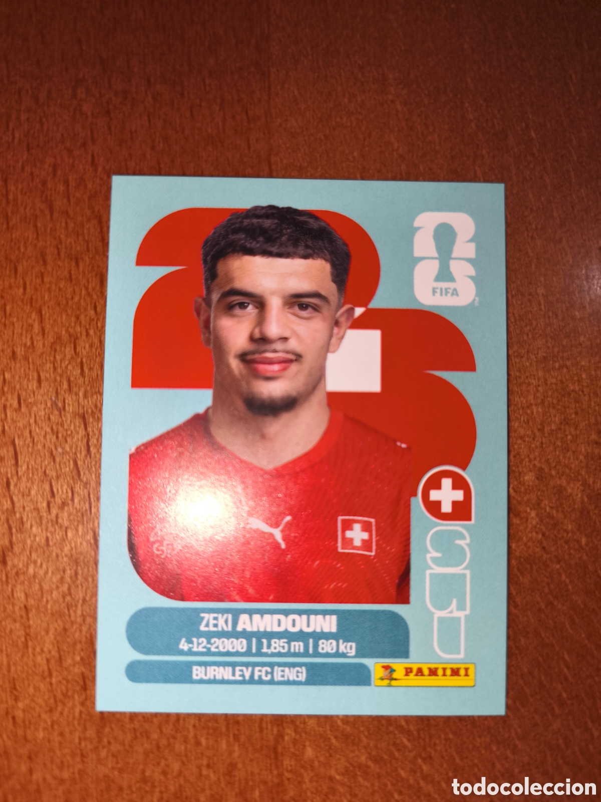 Fu&szlig;ball-Sticker: SUI20 Zeki Amdouni SUI 20 Fifa World Cup 2026 Suiza