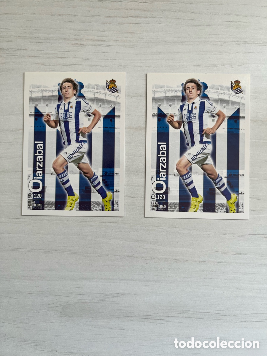 Cromos de F&uacute;tbol: Lote 2 ROOKIE CARD OIARZABAL OYARZABAL REAL SOCIEDAD 2015 2016 15 16 Mundicromo nuevos