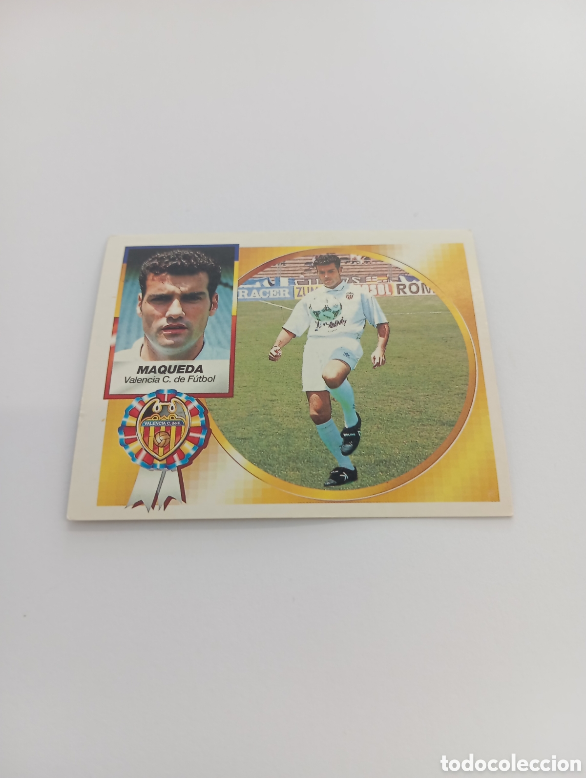 Fu&szlig;ball-Sticker: FICHAJE 15 MAQUEDA Liga Este 1994 1995 NUEVO SIN PEGAR PANINI 94 95