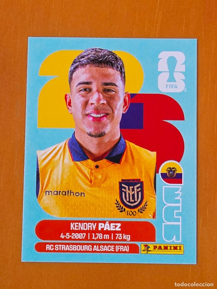 Fu&szlig;ball-Sticker: ECU 11 Kendry P&aacute;ez, Ecuador, Panini FIFA World Cup Mundial 2026 Sticker