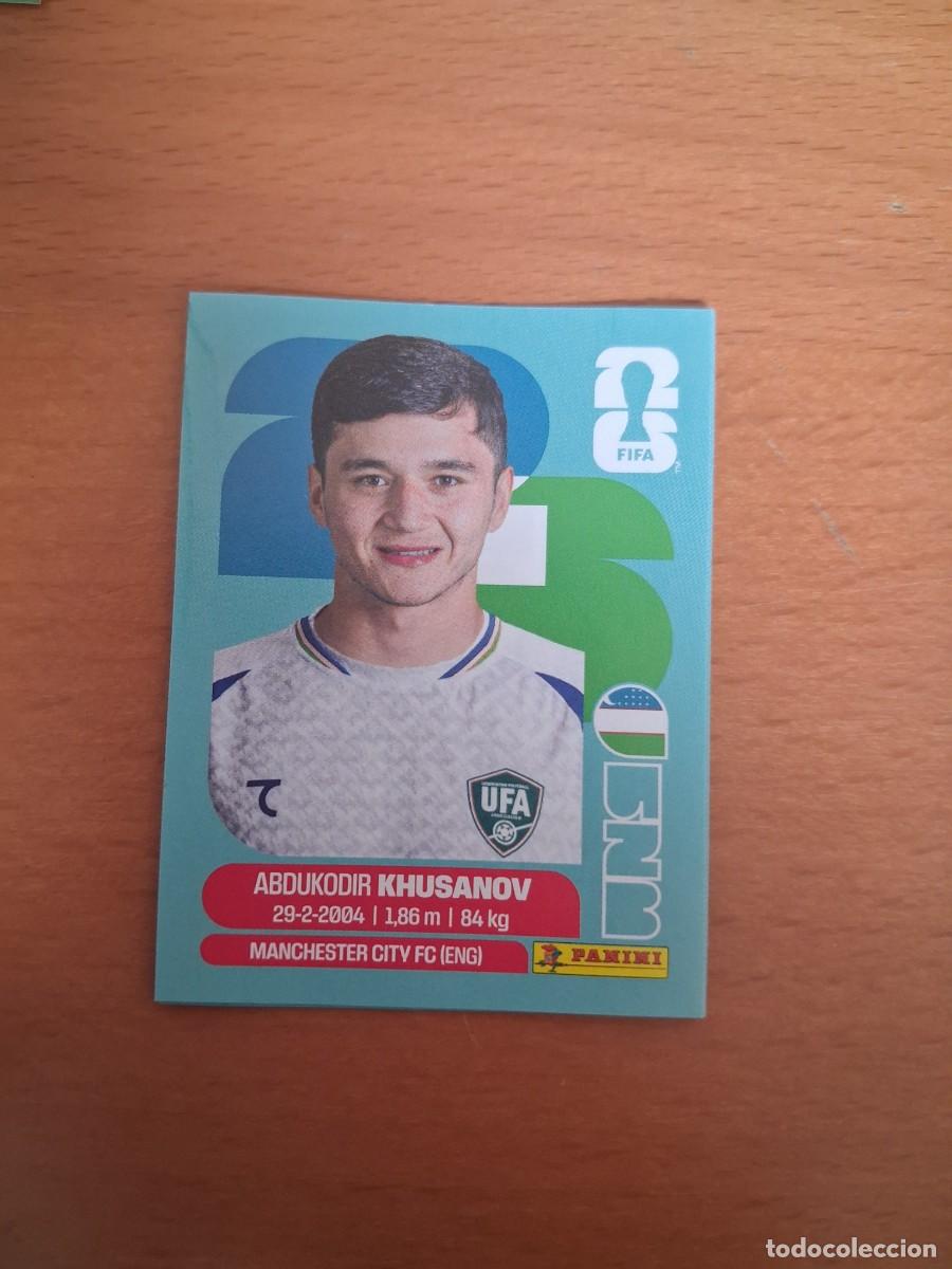 Fu&szlig;ball-Sticker: Fifa World Cup 26 Mundial 2026 UZB 9 Uzbekistan Abdukodir Khusanov