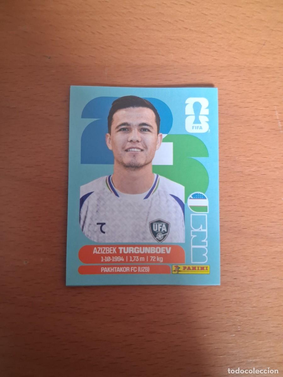 Fu&szlig;ball-Sticker: Fifa World Cup 26 Mundial 2026 UZB 14 Uzbekistan Azizbek Turgunboev