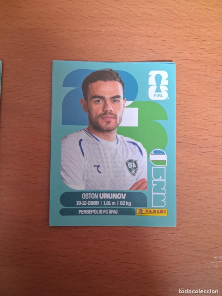 Fu&szlig;ball-Sticker: Fifa World Cup 26 Mundial 2026 UZB 17 Uzbekistan Oston Urunov