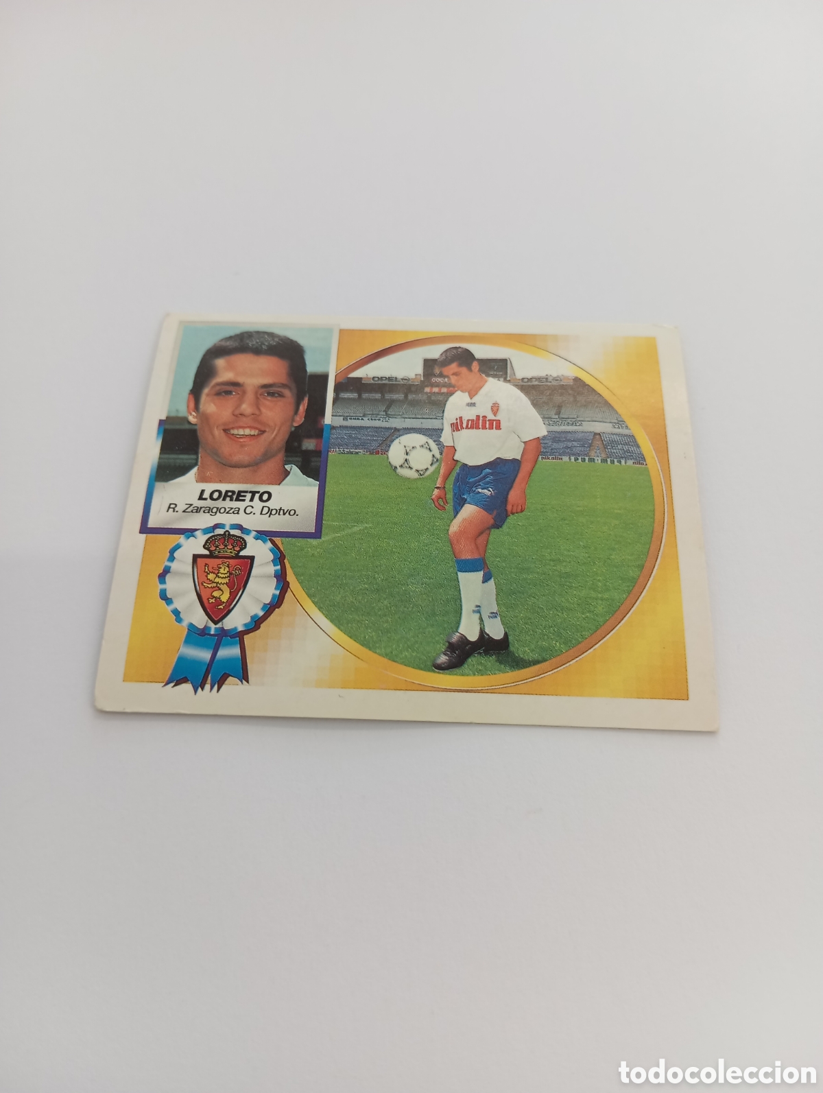 Cromos de F&uacute;tbol: FICHAJE 18 LORETO Liga Este 1994 1995 NUEVO SIN PEGAR PANINI 94 95