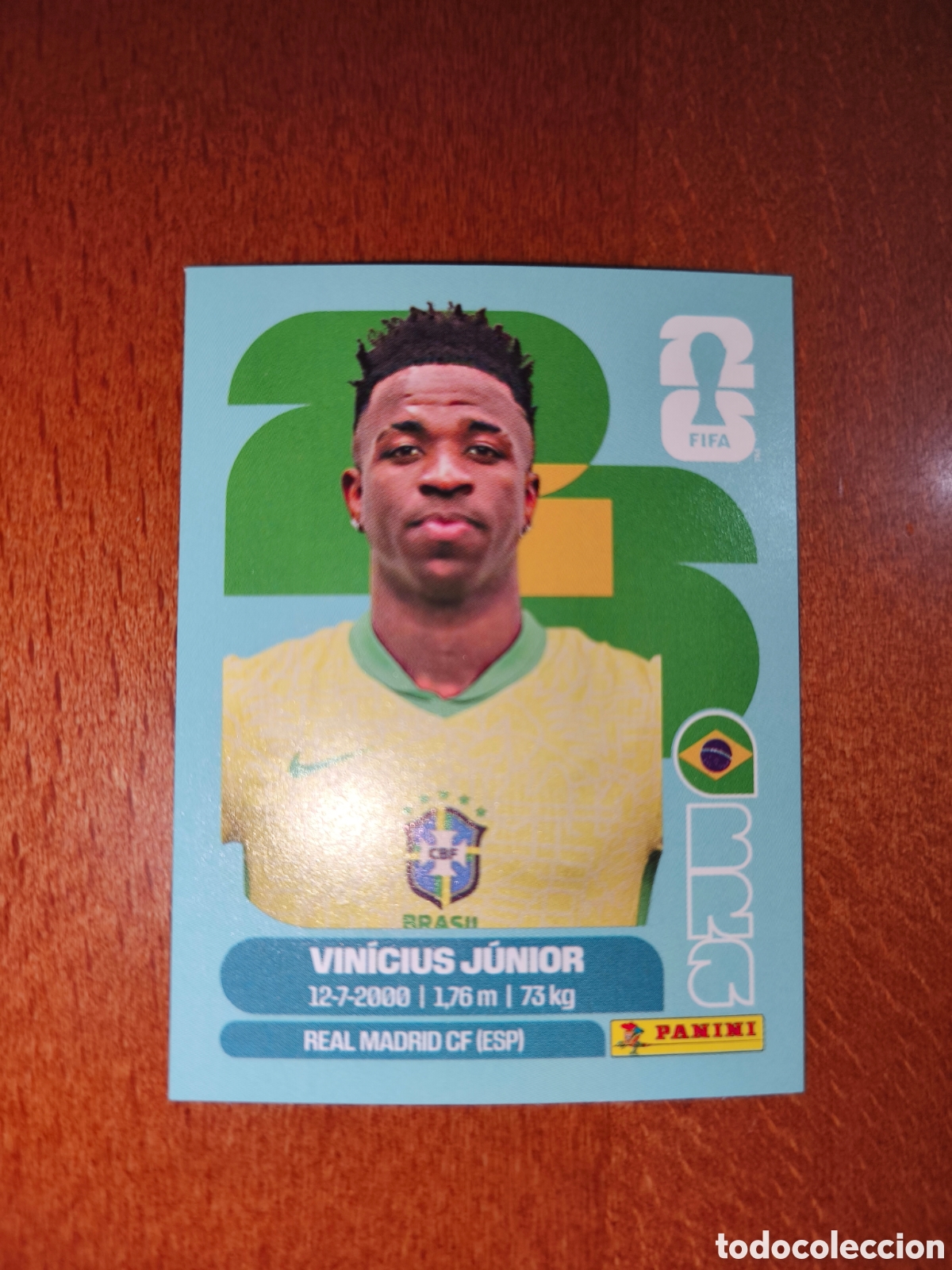 Football Stickers: BRA14 Vinicius J&uacute;nior BRA 14 Fifa World Cup 2026 Brasil